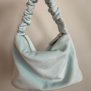 ☁️ Stoney Clover Lane Scrunch Bag Blue Cloud Velvet